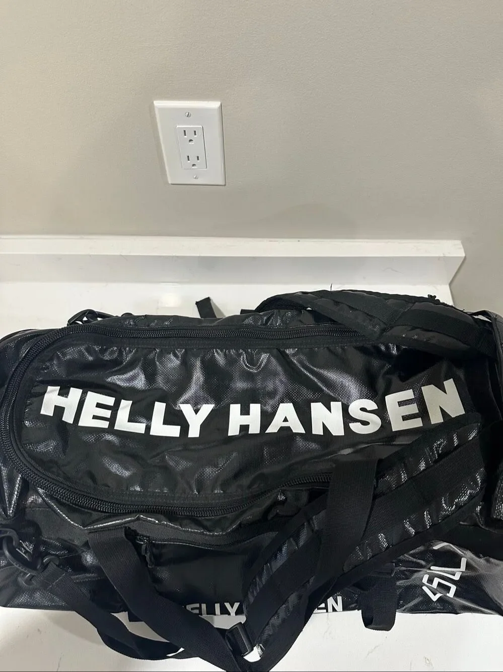 Helly Hansen Black Duffle Bag & Backpack 50L
